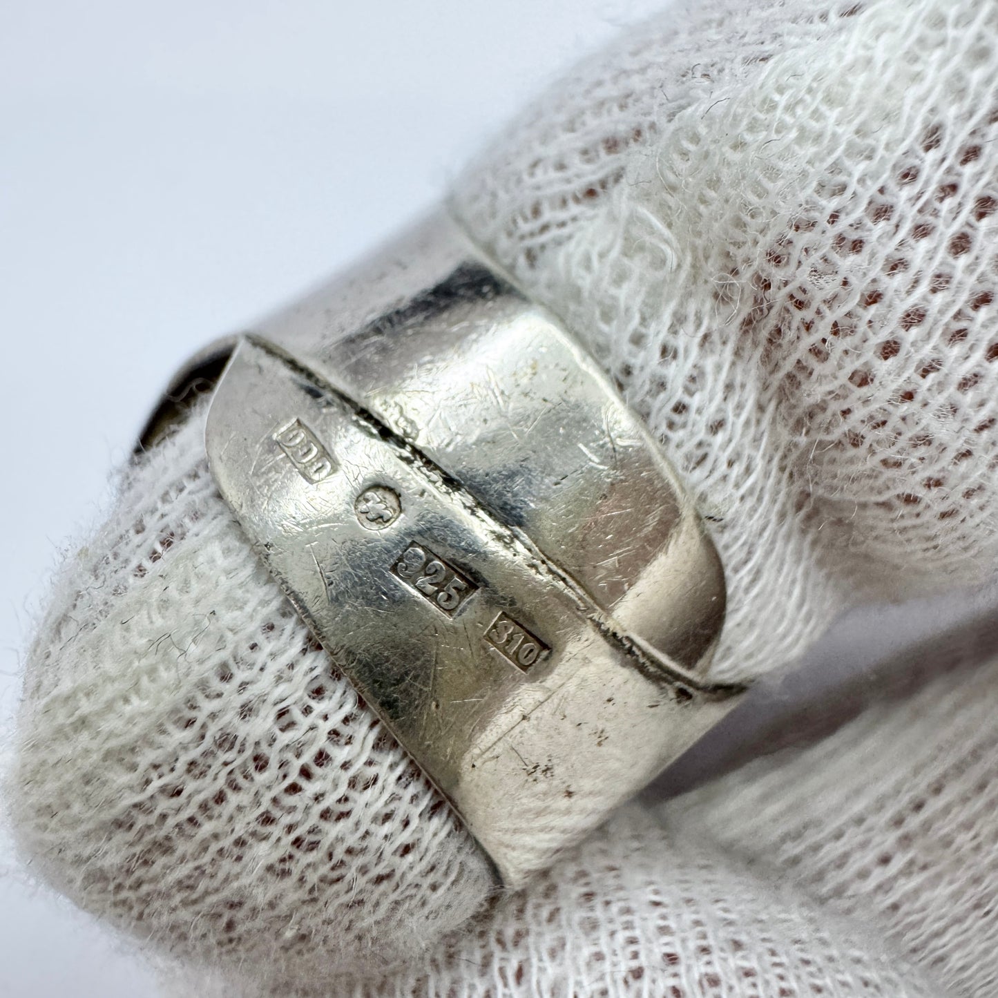Odd Magnusson, Sweden. Vintage Viking Copy Sterling Silver Ring.