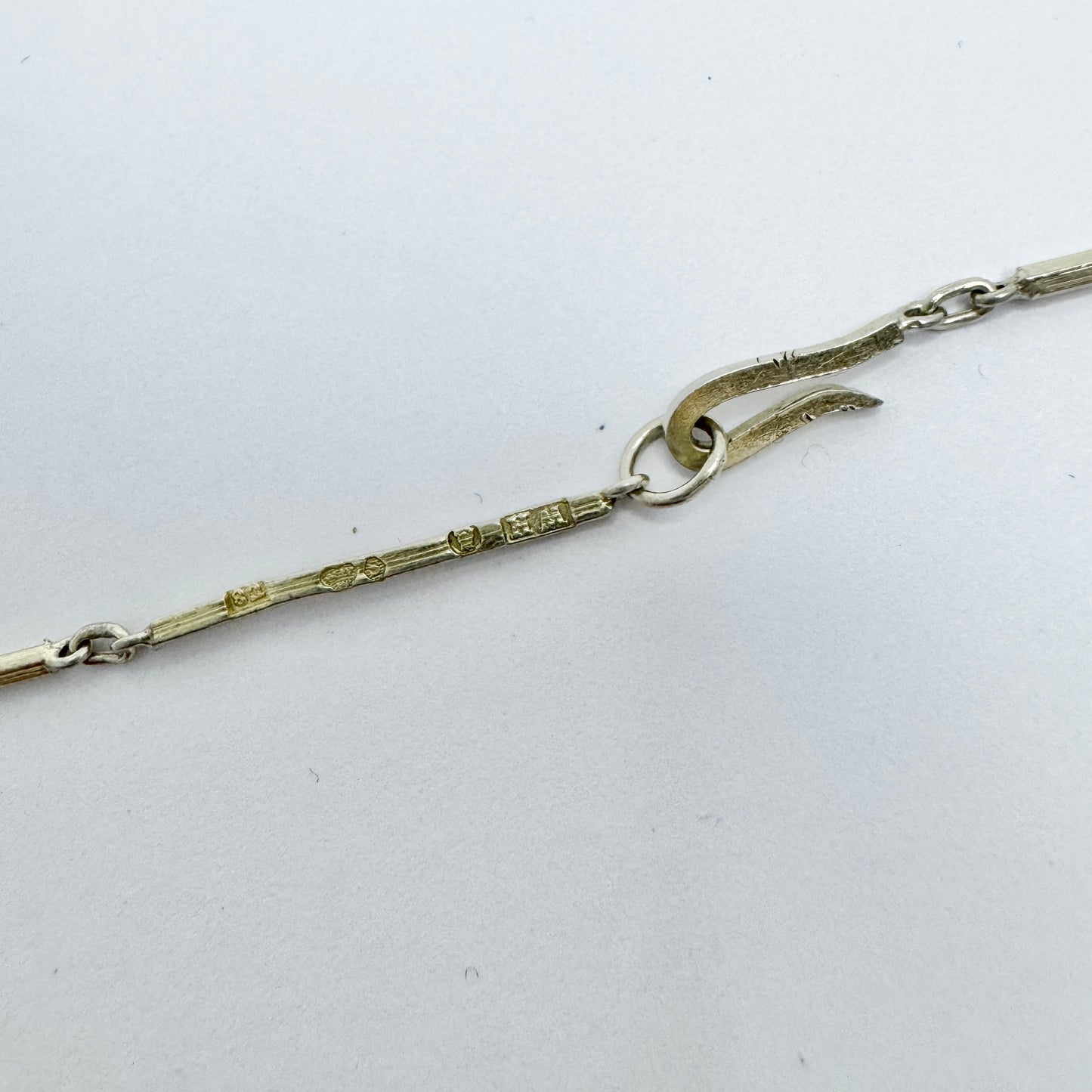 Wilhelm Harbeck, Sweden 1945. Vintage Sterling Silver Necklace.