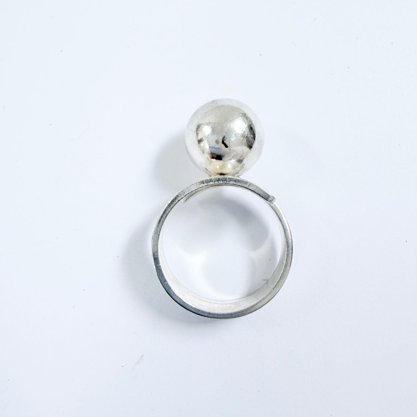 Bent Hallberg, Sweden ca 1970s. Vintage Sterling Silver Ring.