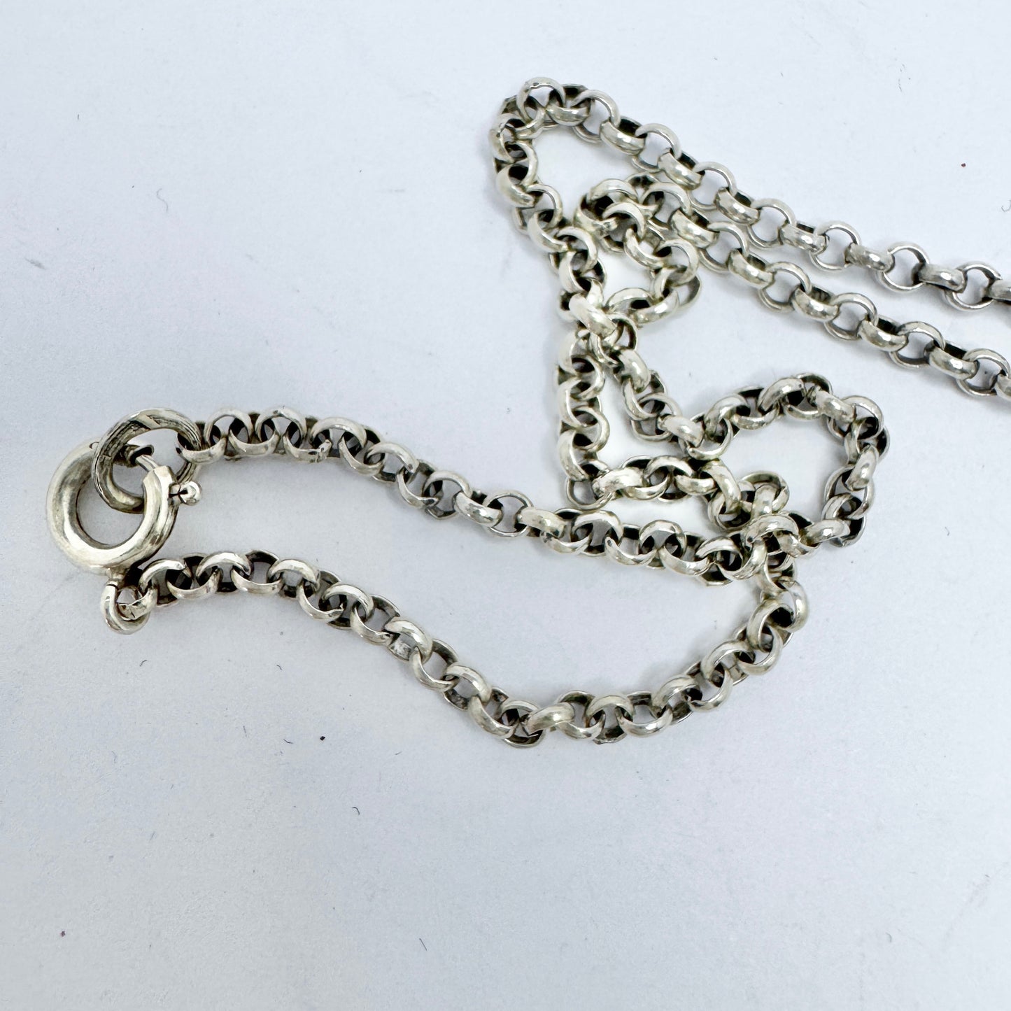 Rolf Kaplan, Sweden 1965. Vintage Sterling Silver Pendant Necklace.
