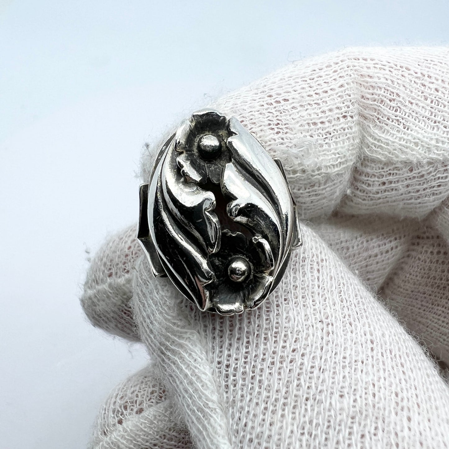 Niels Erik From. Denmark 1940-50s. Vintage Sterling Silver Ring.