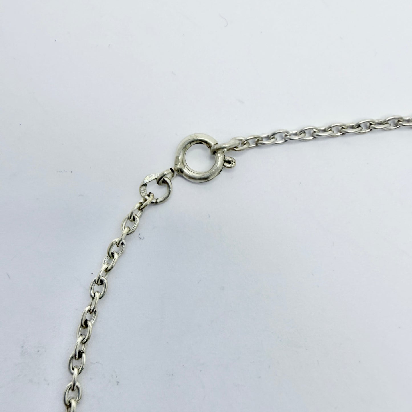 Vintage Sold Silver Thor's Hammer Viking Copy Pendant Necklace.