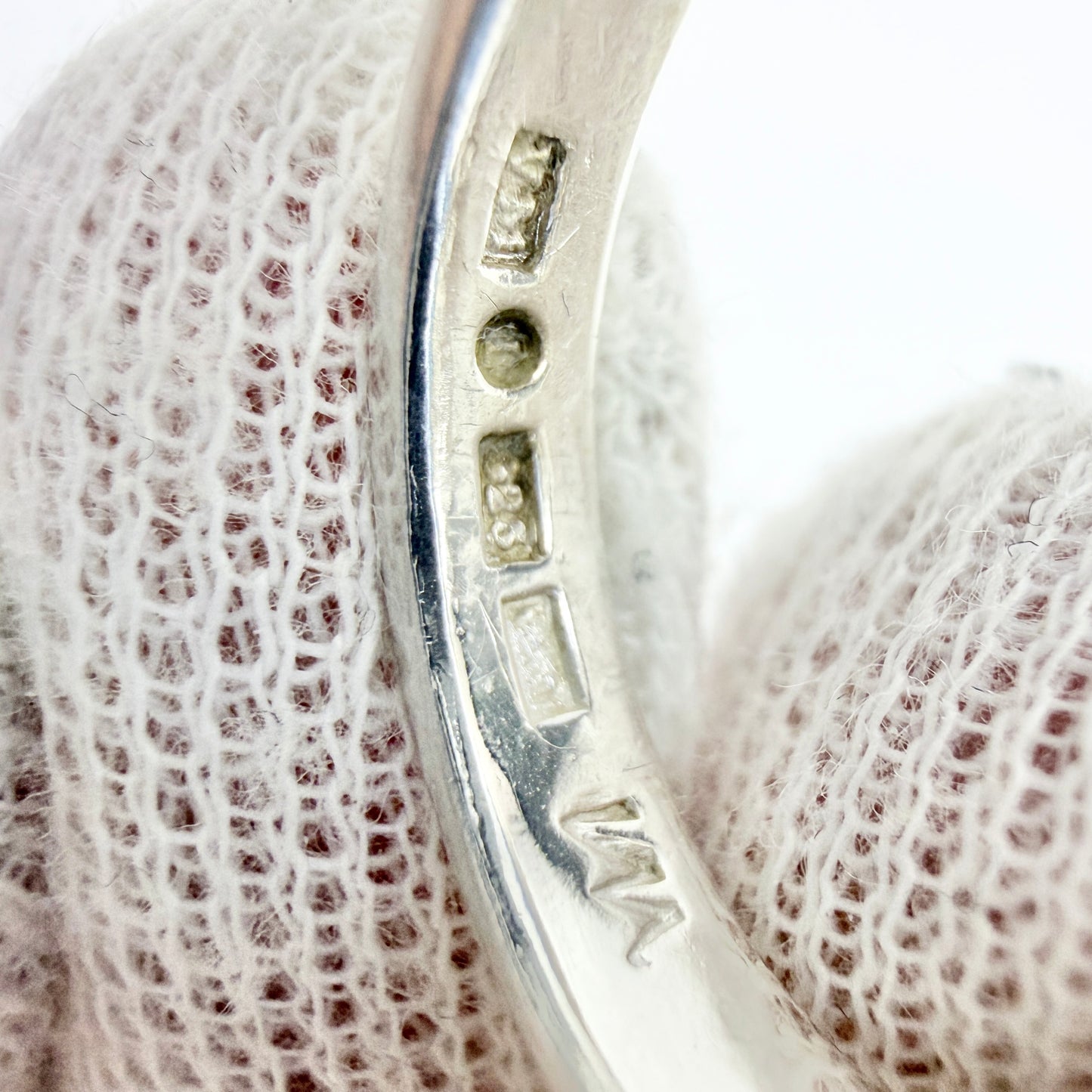 Victor Mossberg, Sweden 1970s. Vintage Sterling Silver Ring.