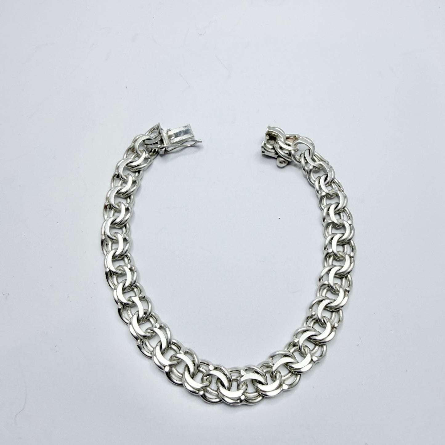Denmark 1960-70s. Vintage Solid Silver Bismarck Bracelet