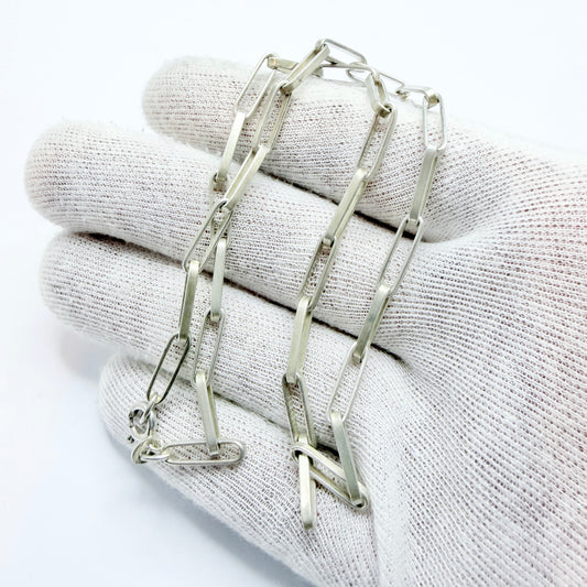 Italy. Vintage Sterling Silver Necklace.