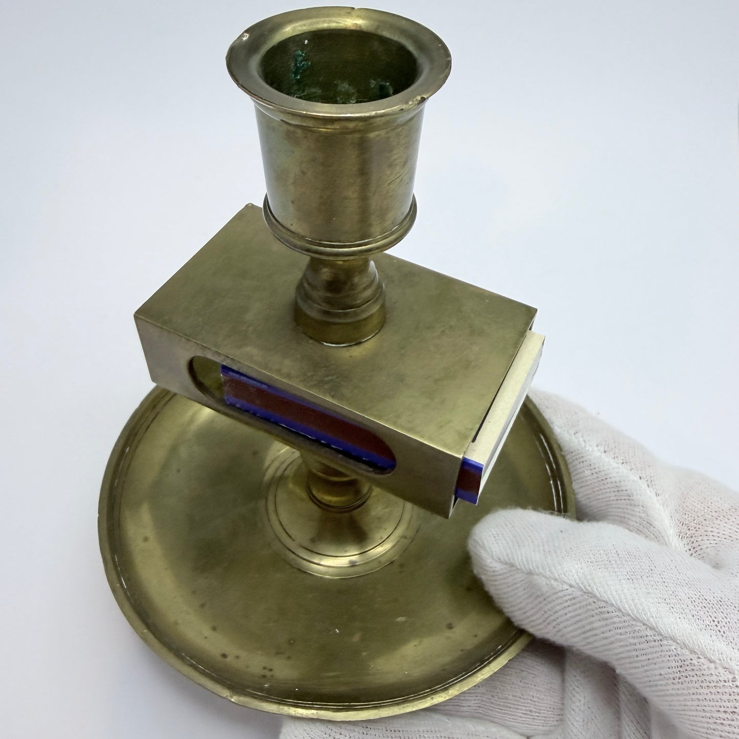 Skultuna, Sweden. Vintage Brass Candlestick.