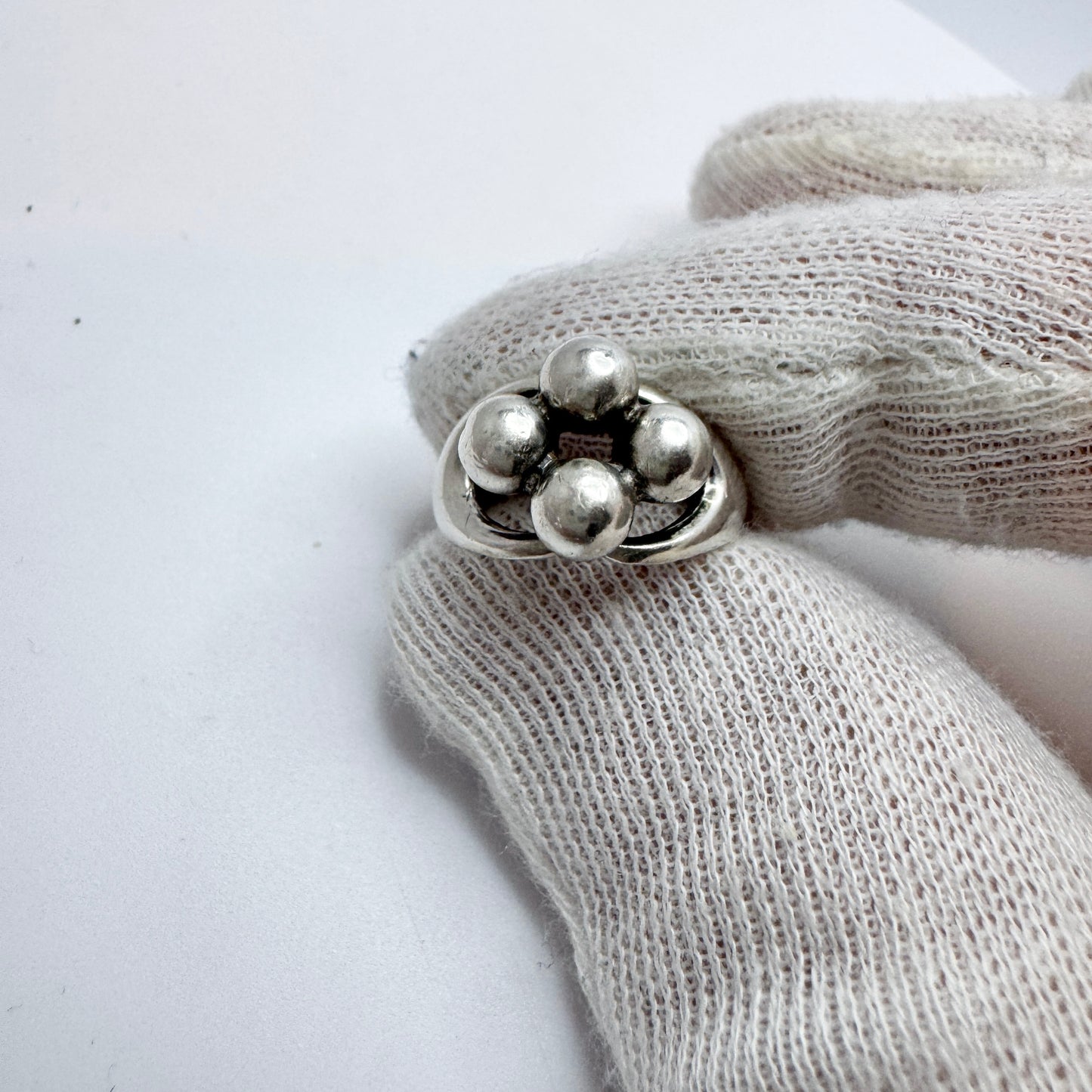 Erik Granit, Finland 1969. Vintage Sterling Silver Ring