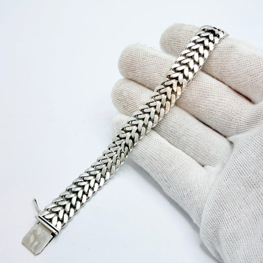 Friedrich Speidel, Germany ca 1950s. Solid Silver Bracelet.