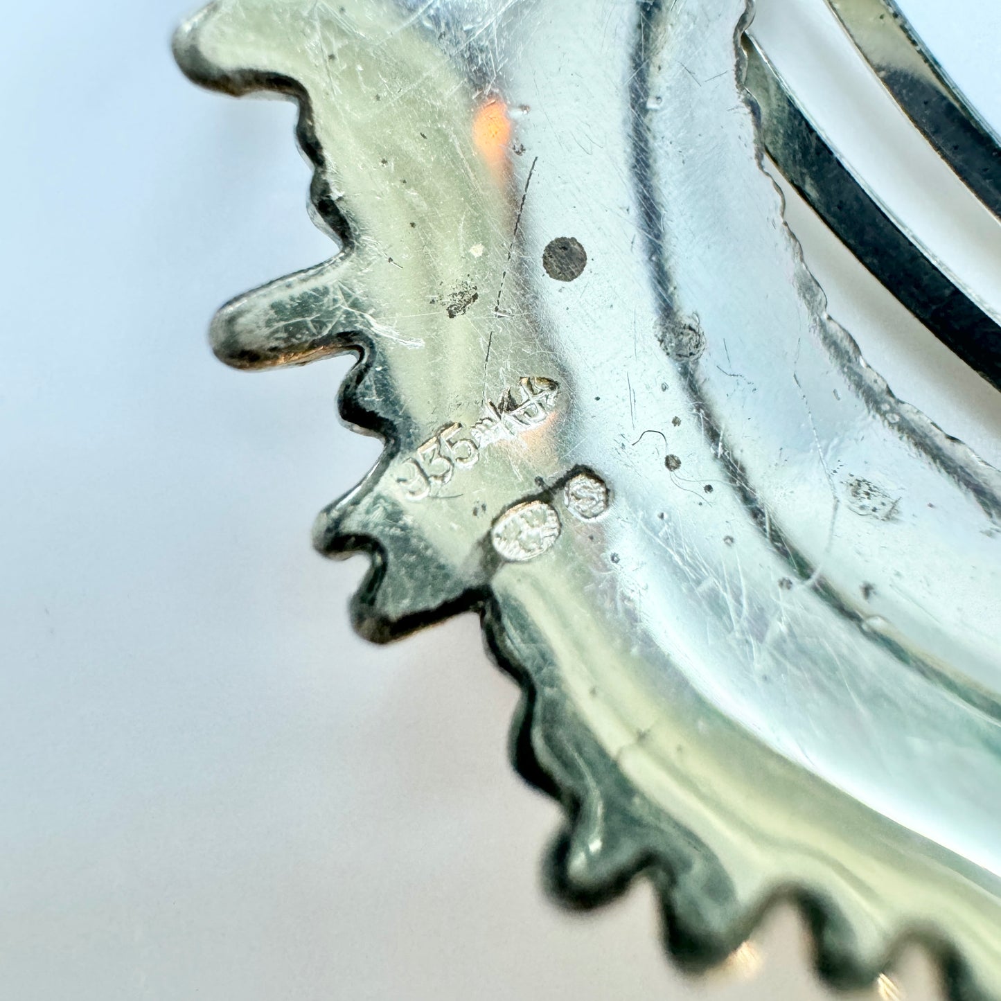 Kollmar & Jourdan, Germany ca 1970. Vintage Solid Silver Brooch.