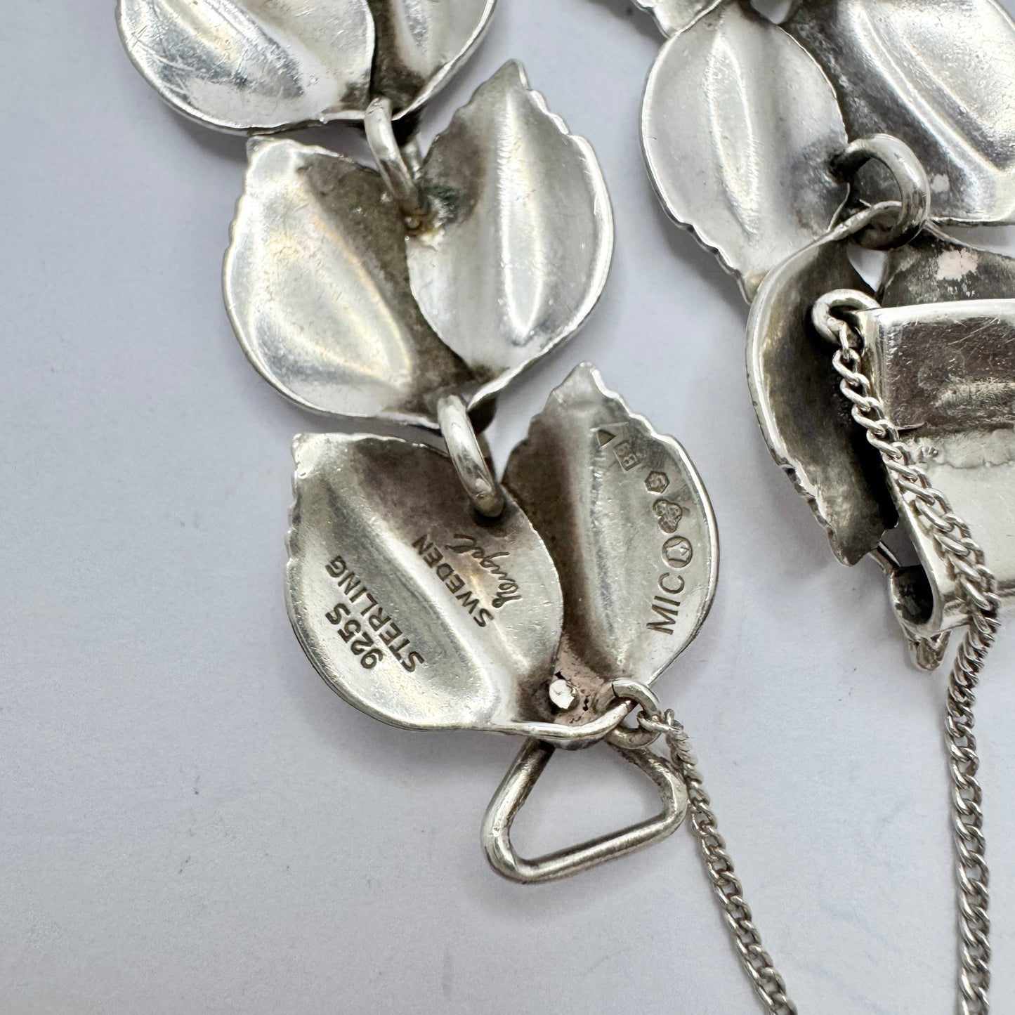 Gertrud Engel for Michelsen, Sweden 1952. Vintage Sterling Silver Bracelet. Signed.