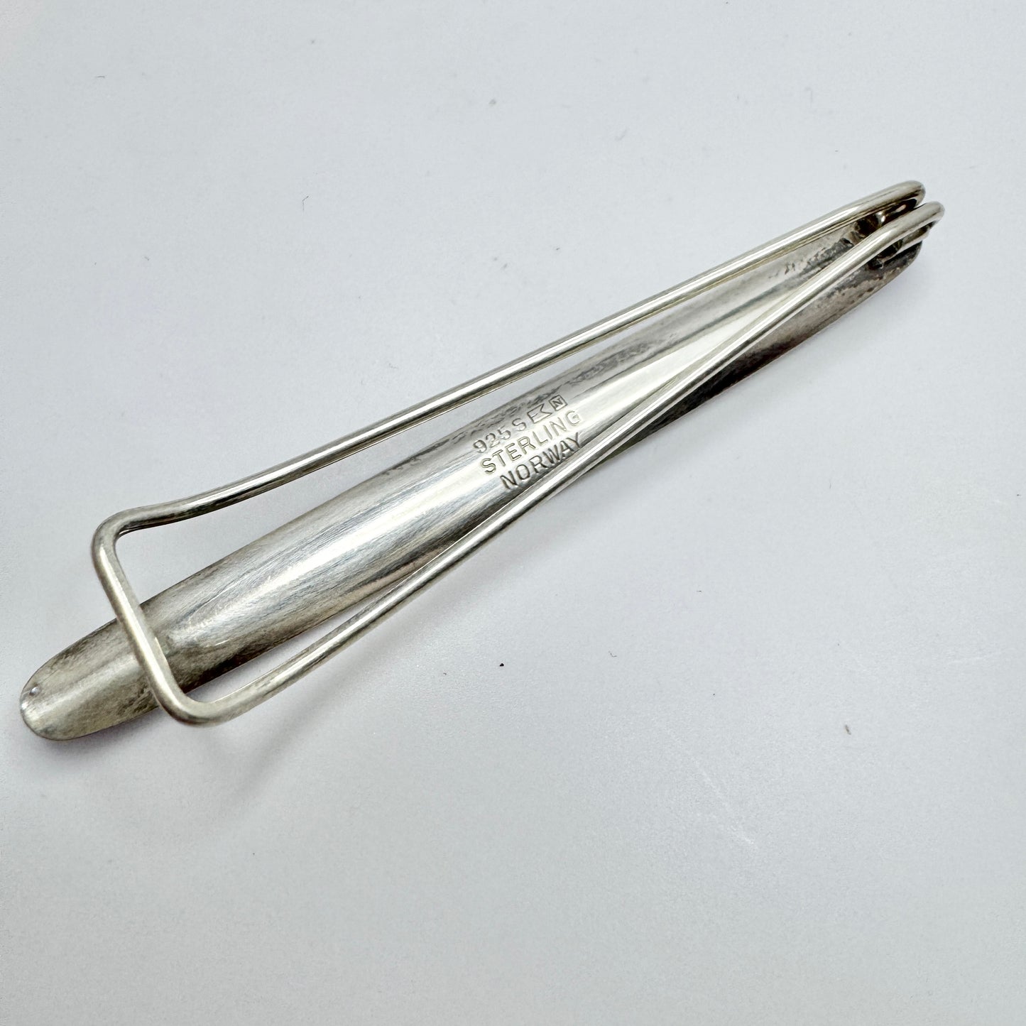 Einar Modahl, Norway. Vintage Sterling Silver Tie-Bar