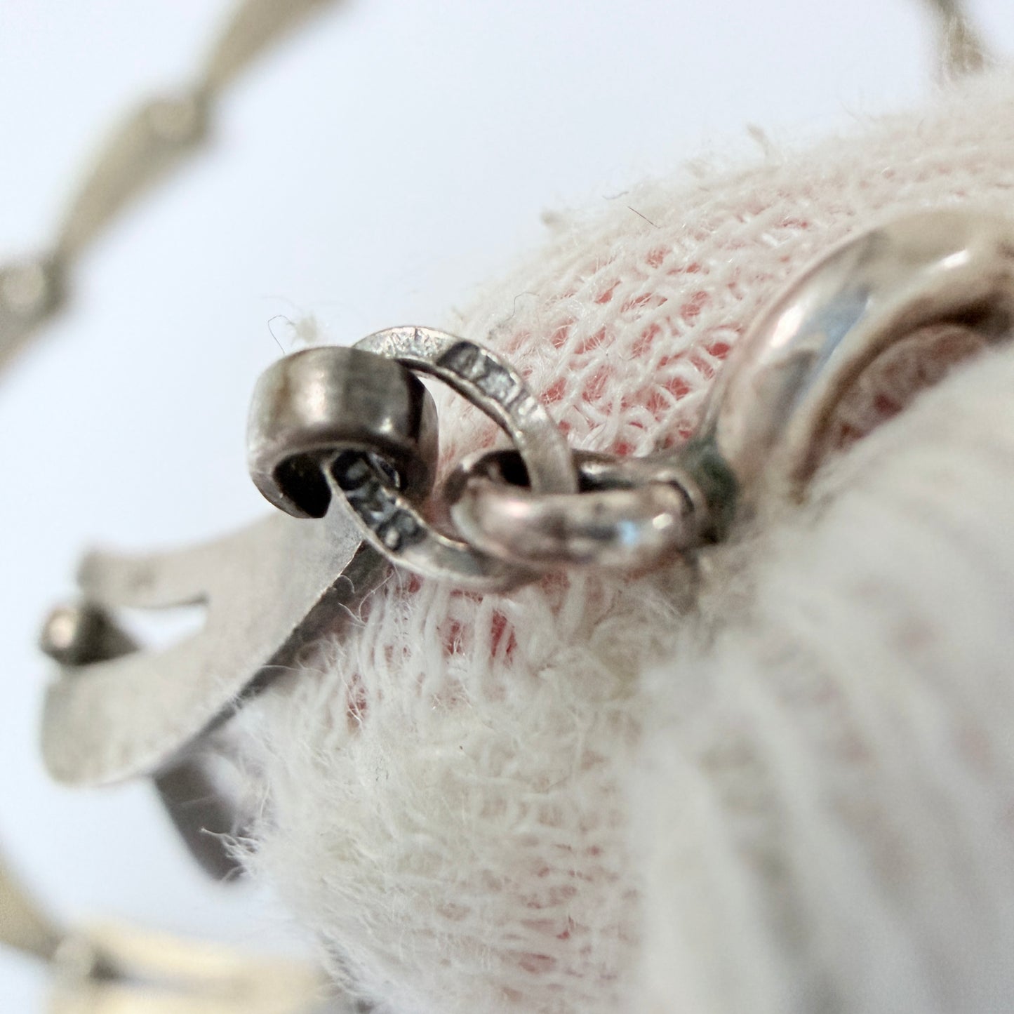 Andreas Daub, Germany 1950-60s. Vintage Solid Silver Necklace.