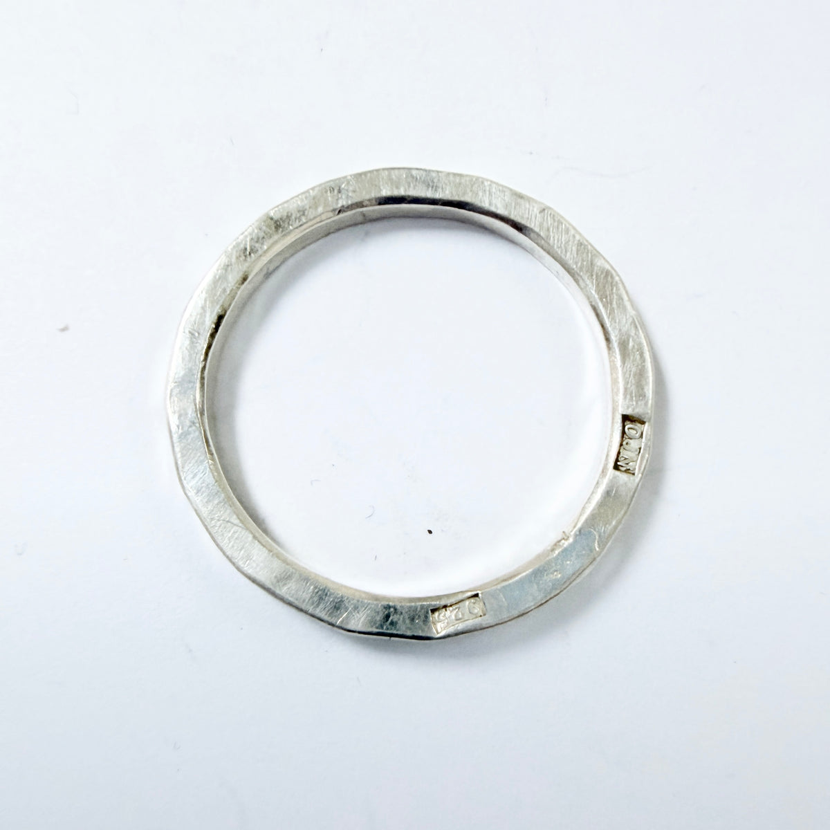 Owe Johansson, Sweden. Vintage Sterling Silver Unisex Ring.