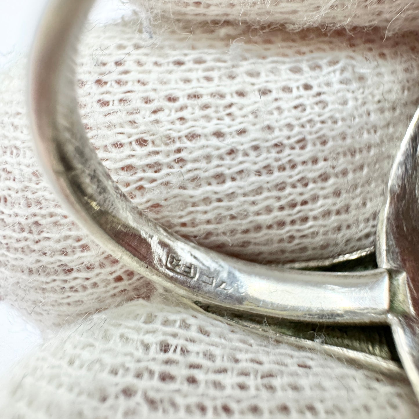 Frey & Co, Germany 1950-60s. Solid Silver Carnelian Ring.