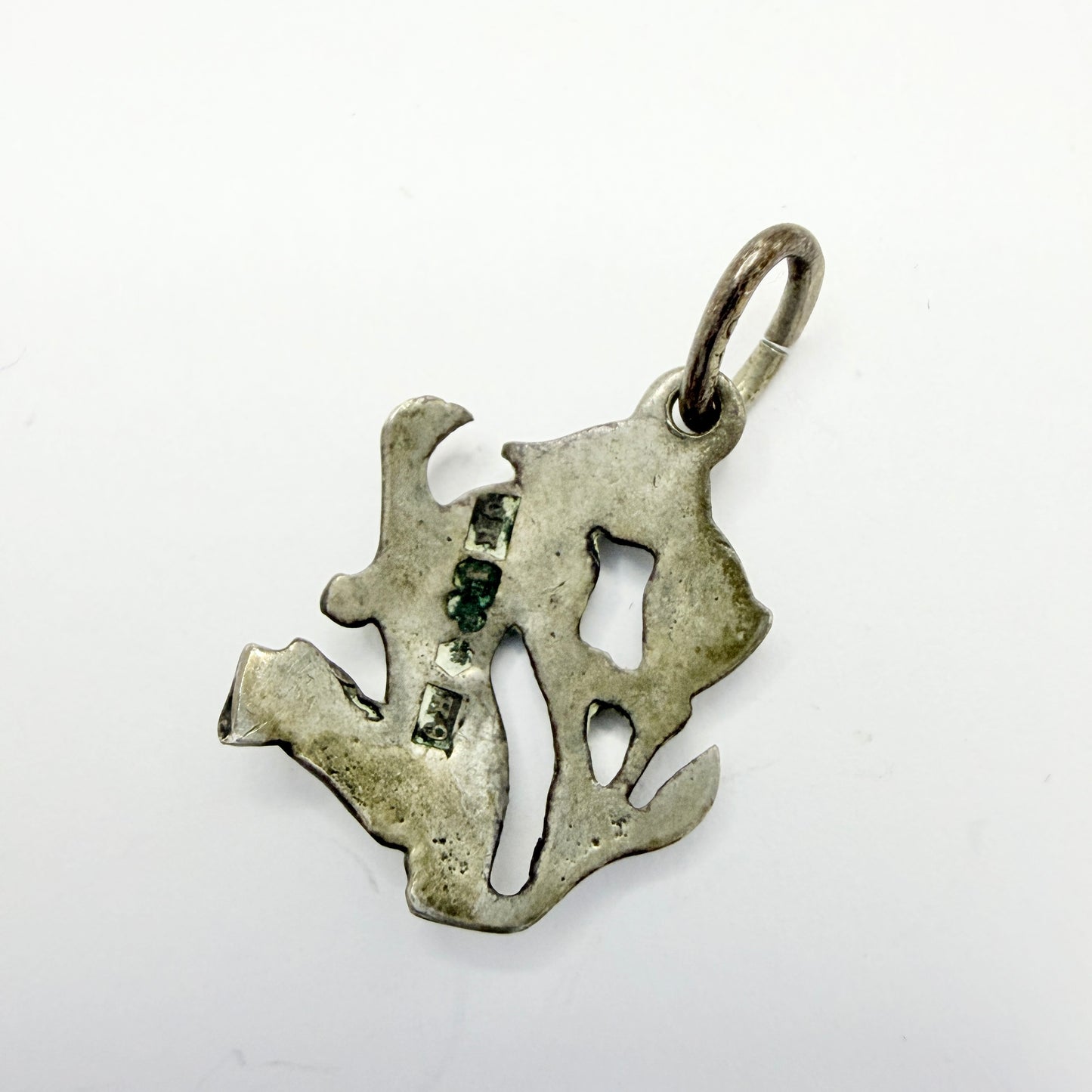 Kaplan, Sweden year 1960. Vintage Solid Silver Zodiac Virgo Charm