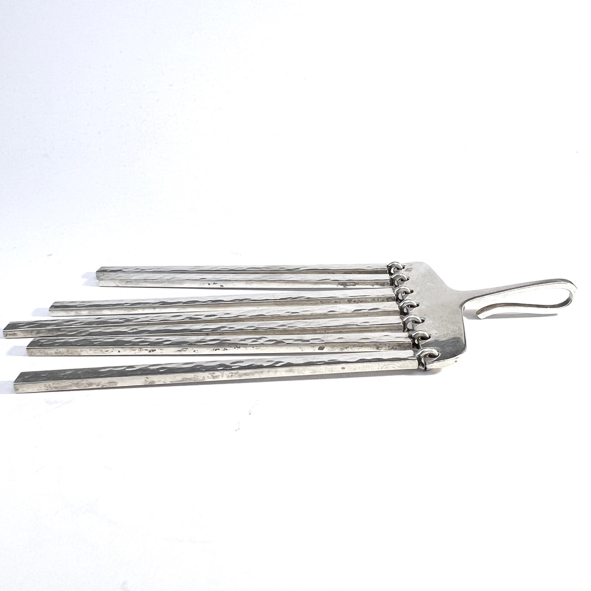 Bent Gabrielsen for Hans Hansen Denmark 1960s Large Sterling Silver Pendant.