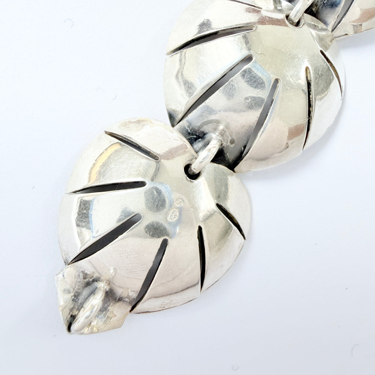 Vintage 1950-60s. Mid-century Solid Silver Bracelet.