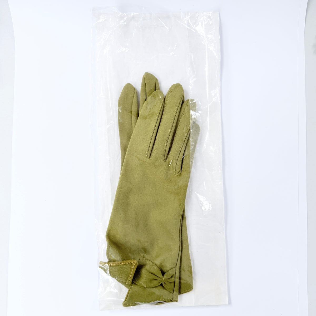 Vintage 1950-60s Never Used Nylon Simplex Gloves. With Tag.