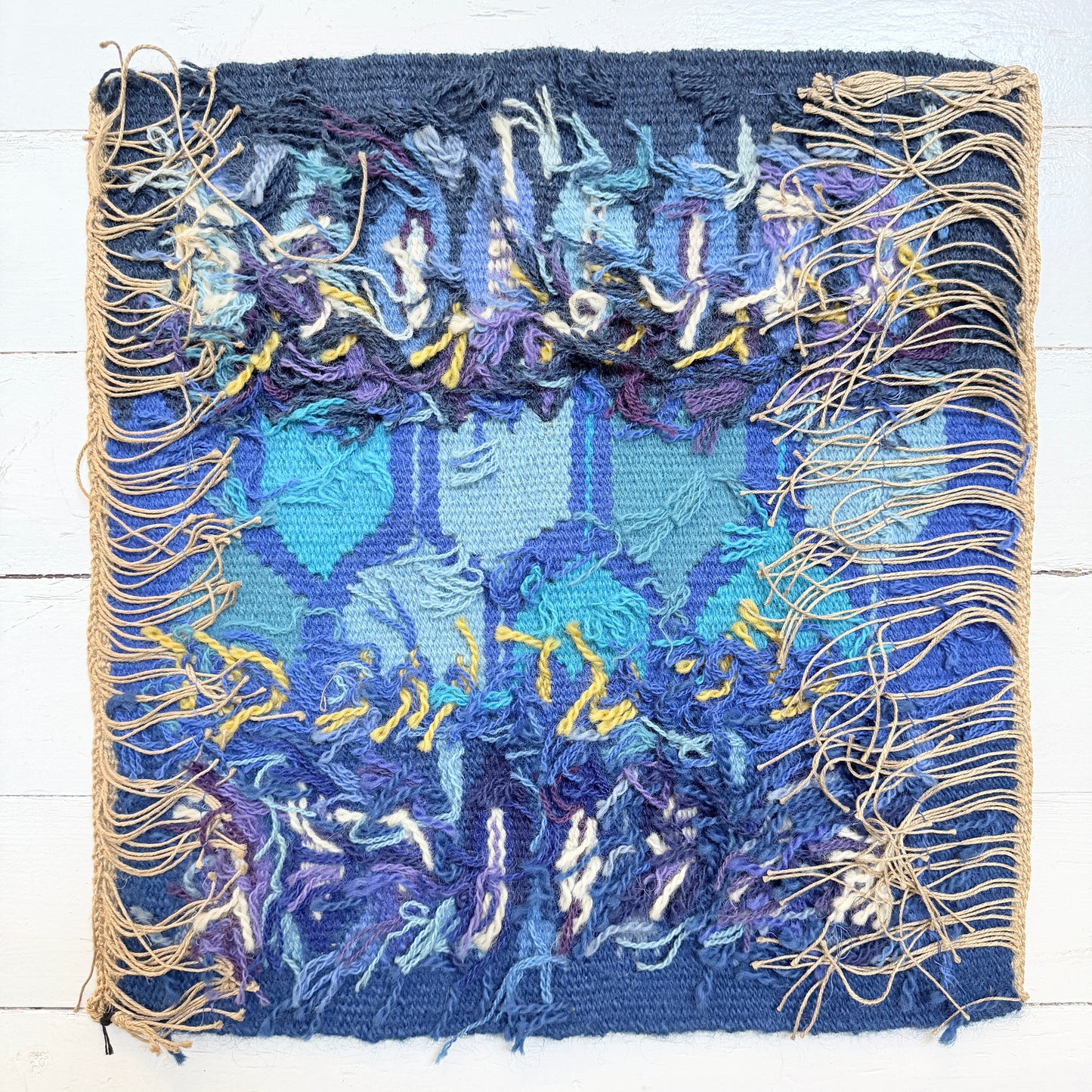 Sweden, ca 1960s Vintage Mid-century Flemish Tapestry Wall Hanging Art