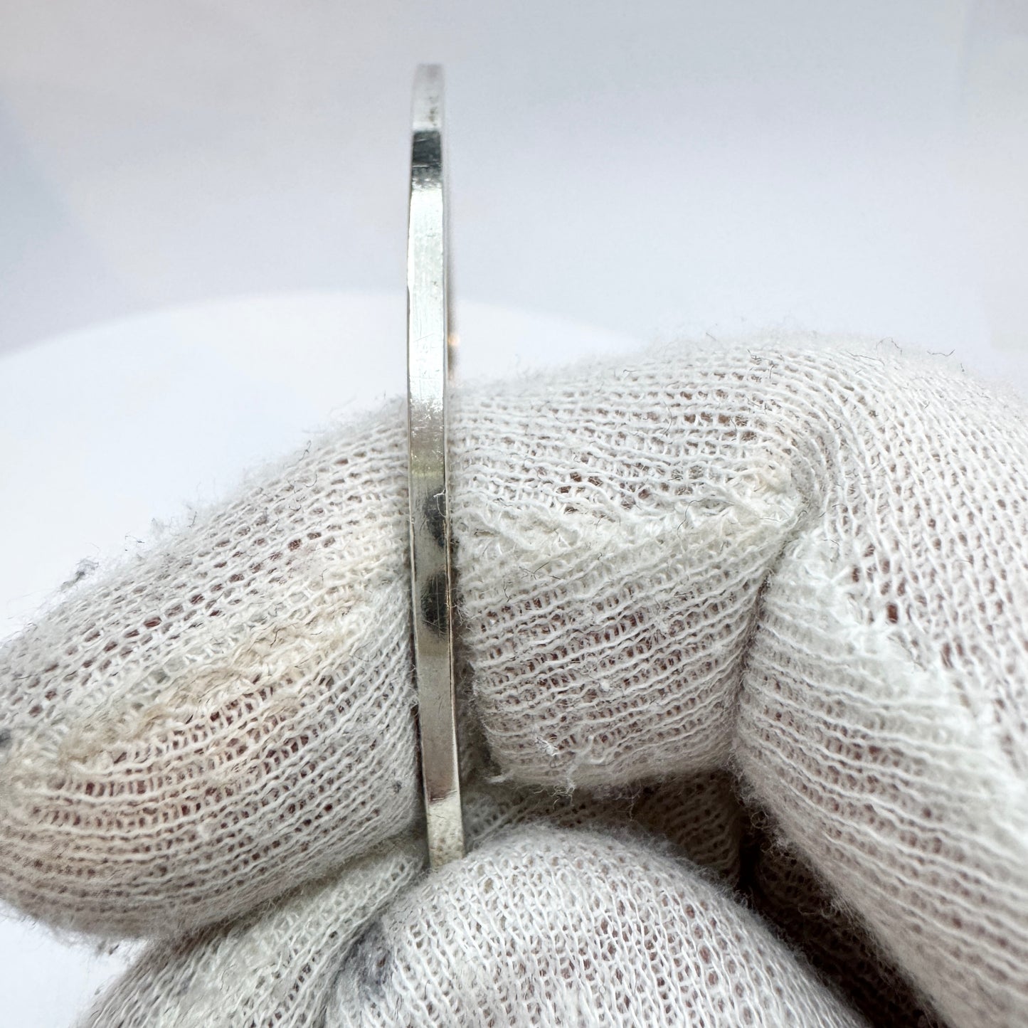 Galerie 22, Sweden 1968. Sterling Silver Bangle Bracelet.