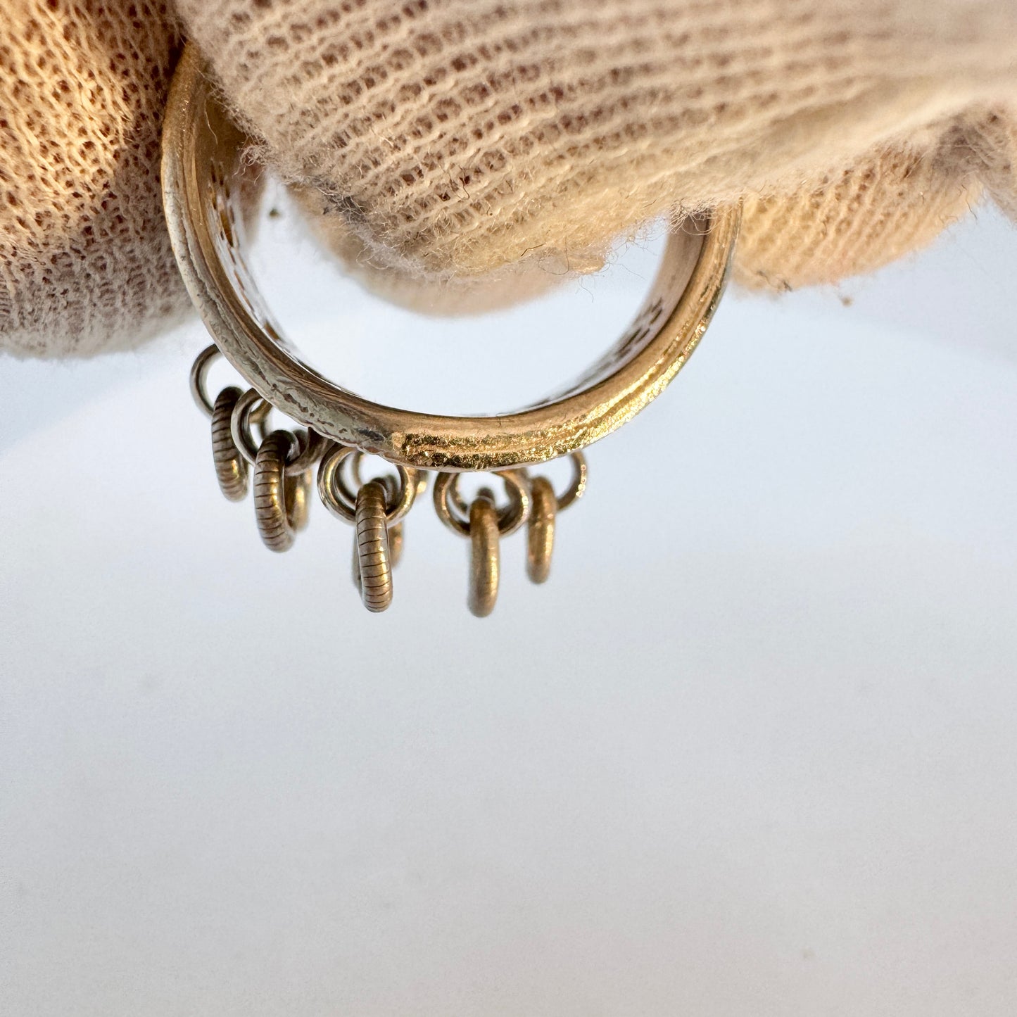 A. Andersson, Sweden. Vintage Sterling Silver Sami / Laplander Ring.