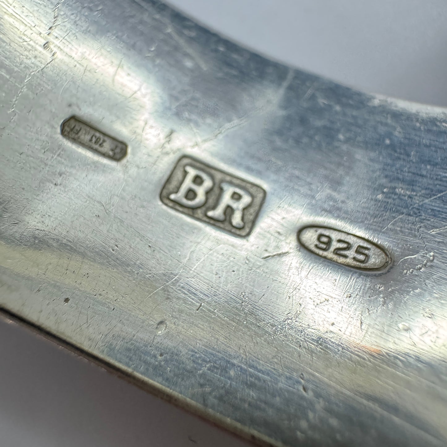 Brandimarte di Guscelli & Passeri, Italy. Vintage Sterling Cuff Bracelet.