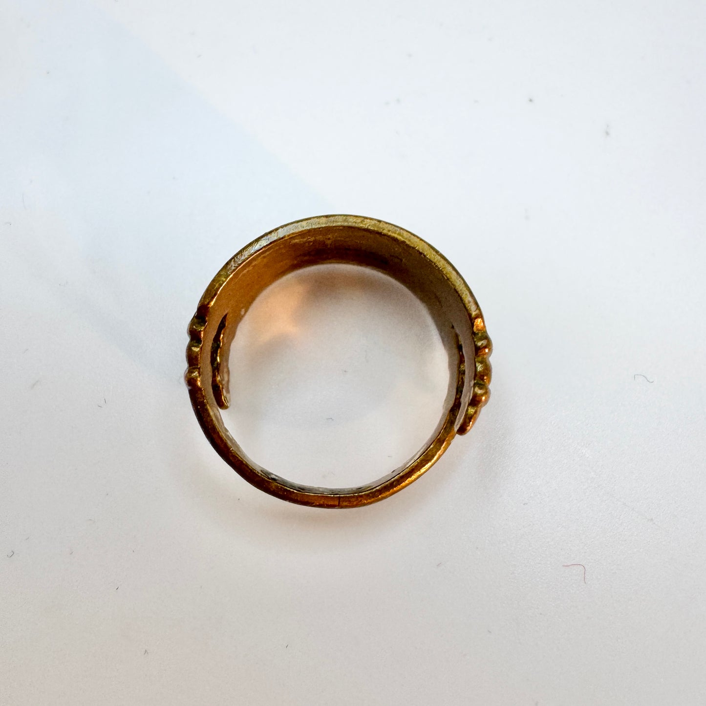 Kalevala Koru, Finland. Vintage Bronze Viking Copy Ring.