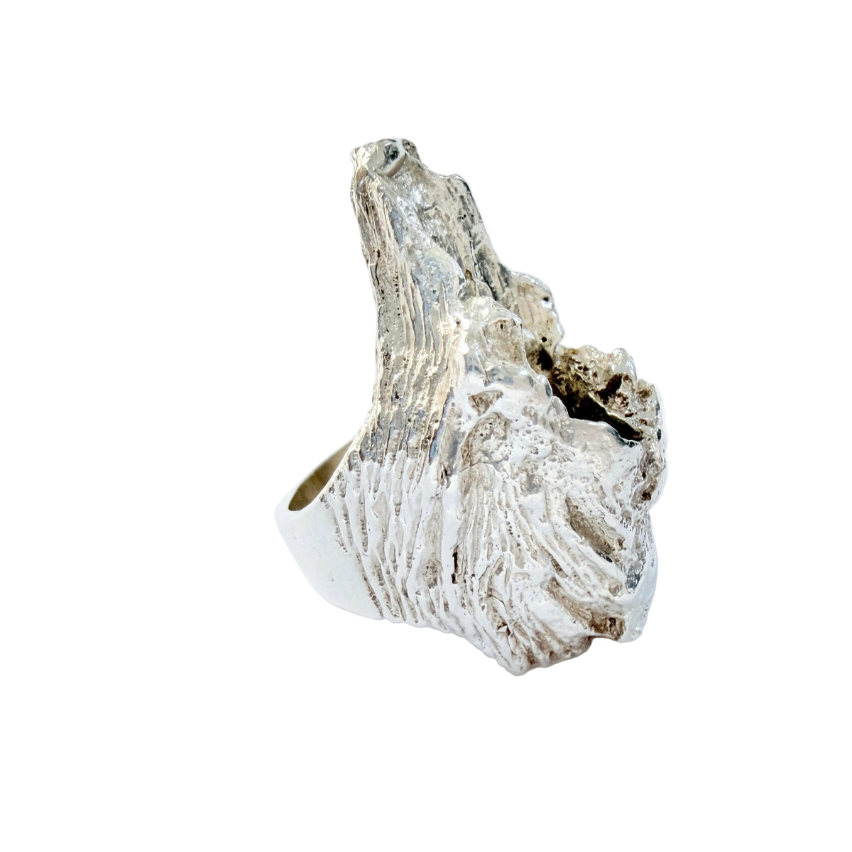 Knud V Andersen for Anton Michesen, Denmark ca 1970. Chunky Vintage Sterling Silver Ring