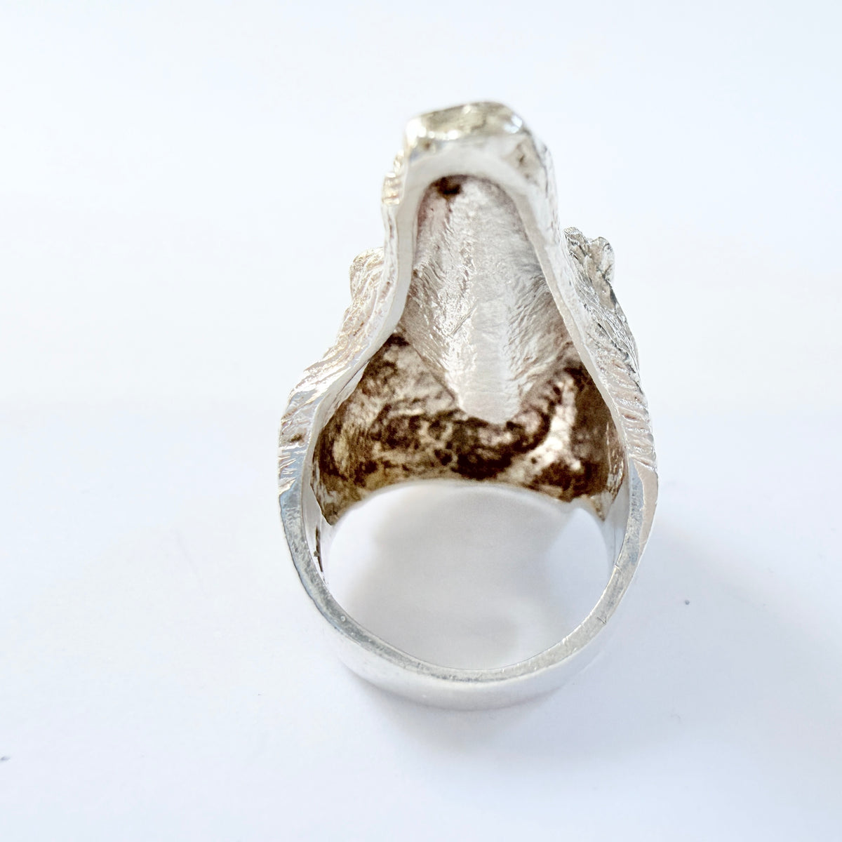 Knud V Andersen for Anton Michesen, Denmark ca 1970. Chunky Vintage Sterling Silver Ring