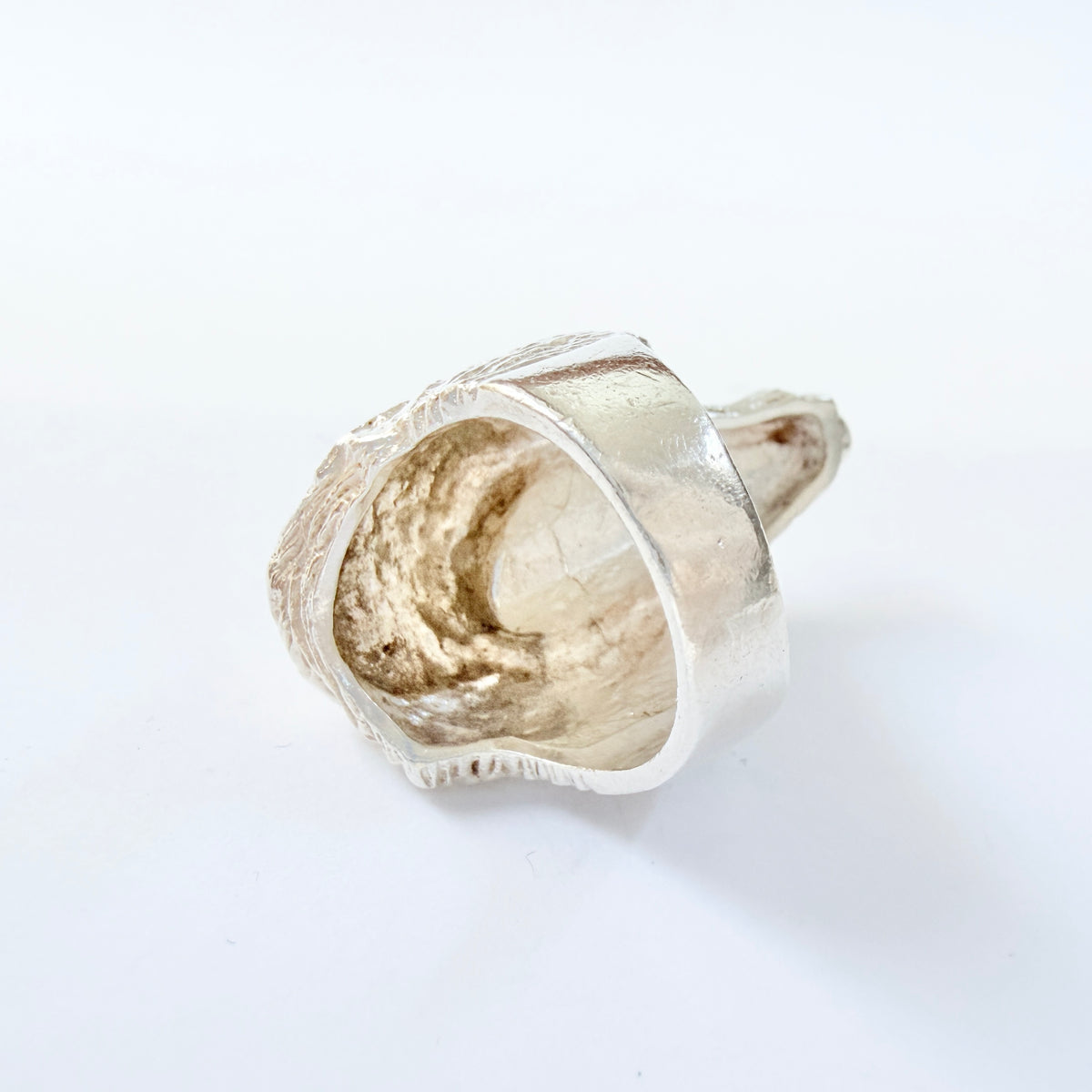 Knud V Andersen for Anton Michesen, Denmark ca 1970. Chunky Vintage Sterling Silver Ring