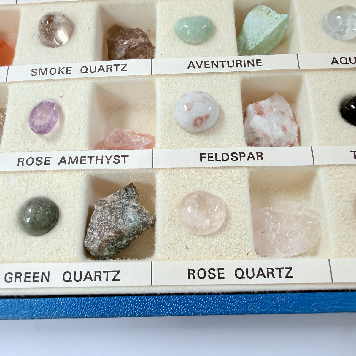 Brasil. Vintage Gemstone Sample Box.