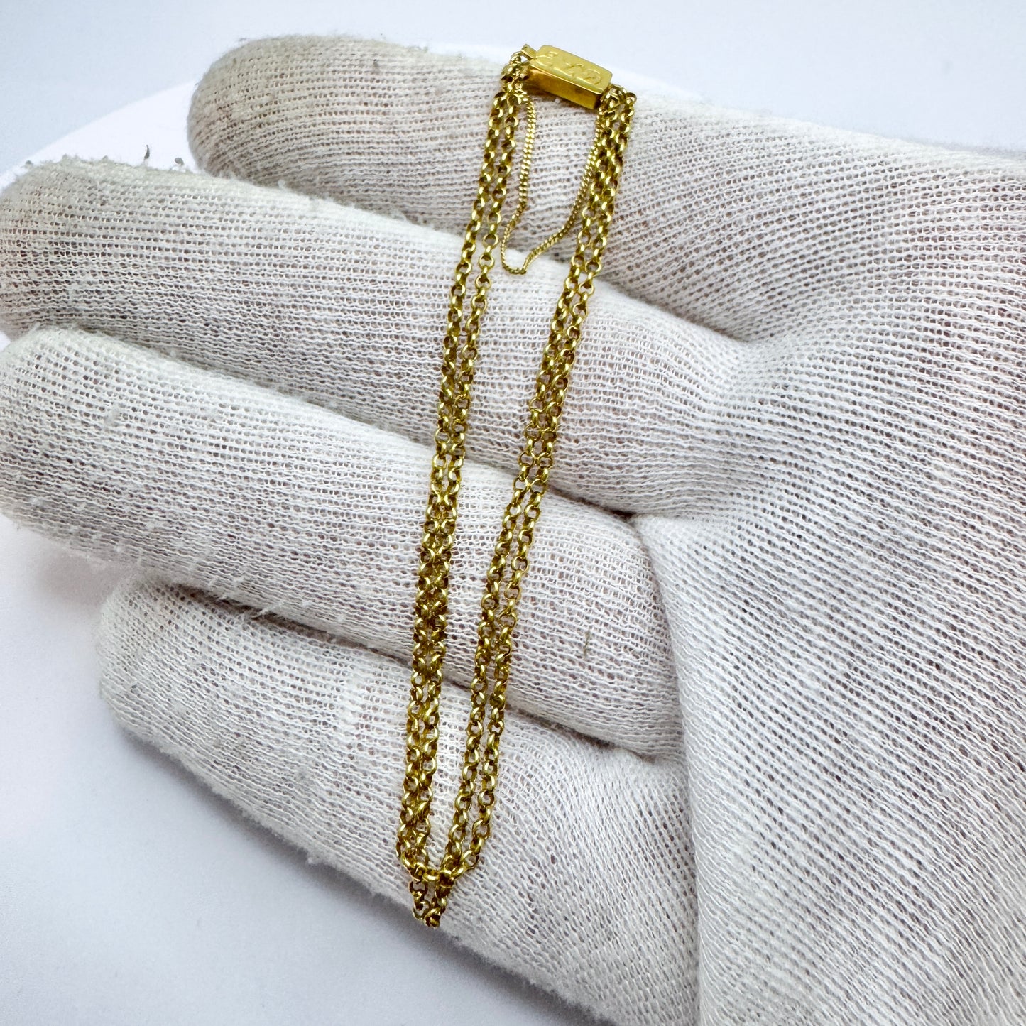 Simon Simonsson, Sweden 1821-31. Antique Georgian 18k Gold Bracelet.