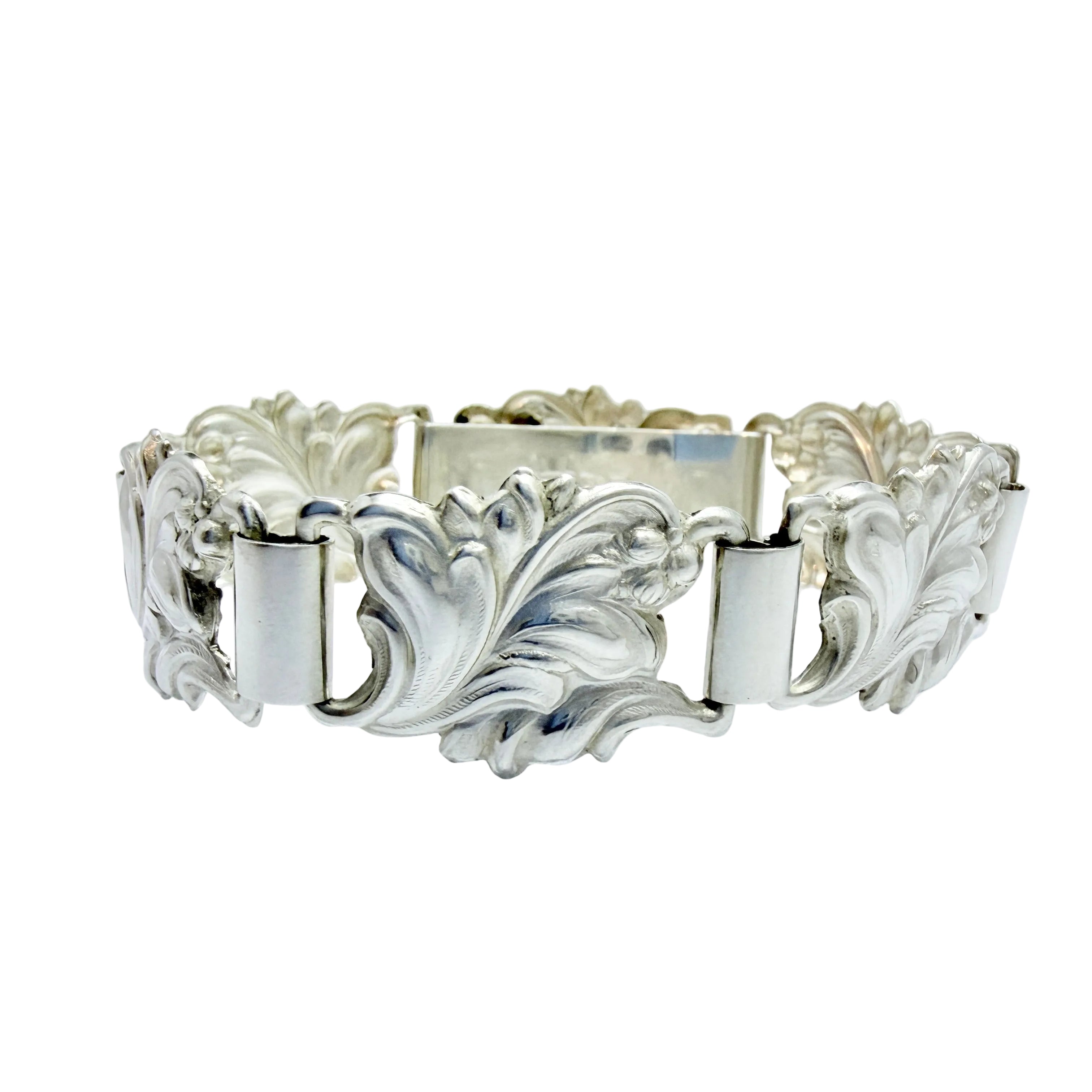 Asa-Silver Tage Linde, Sweden 1957. Vintage Solid Silver Leaf