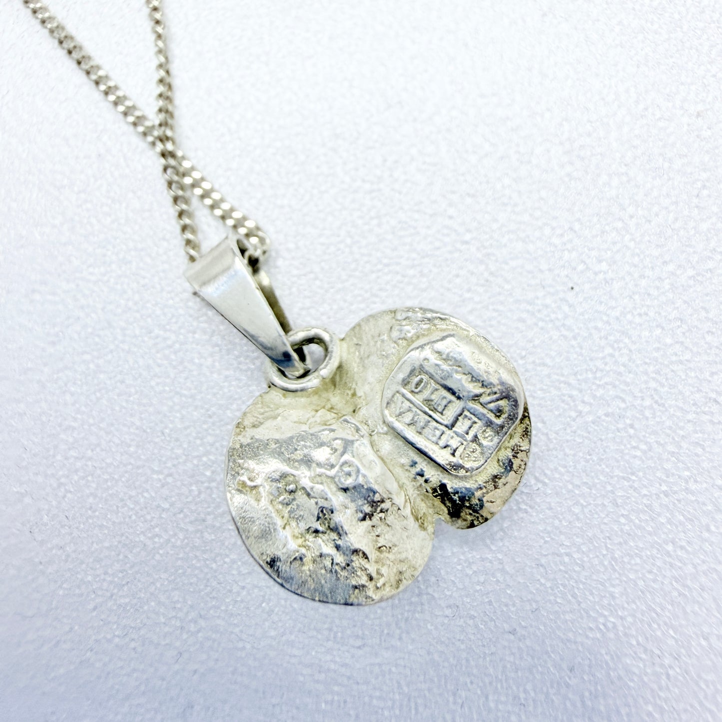 Theresia Hvorslev, Sweden 1976. Vintage Sterling Silver Pendant Necklace.