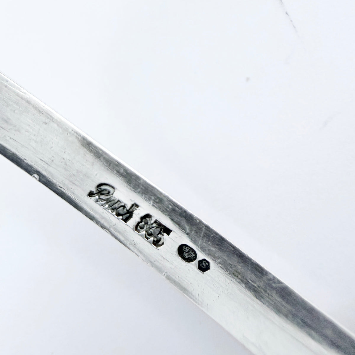 Rusch, Germany ca 1960s. Vintage Solid Silver Bangle Bracelet.