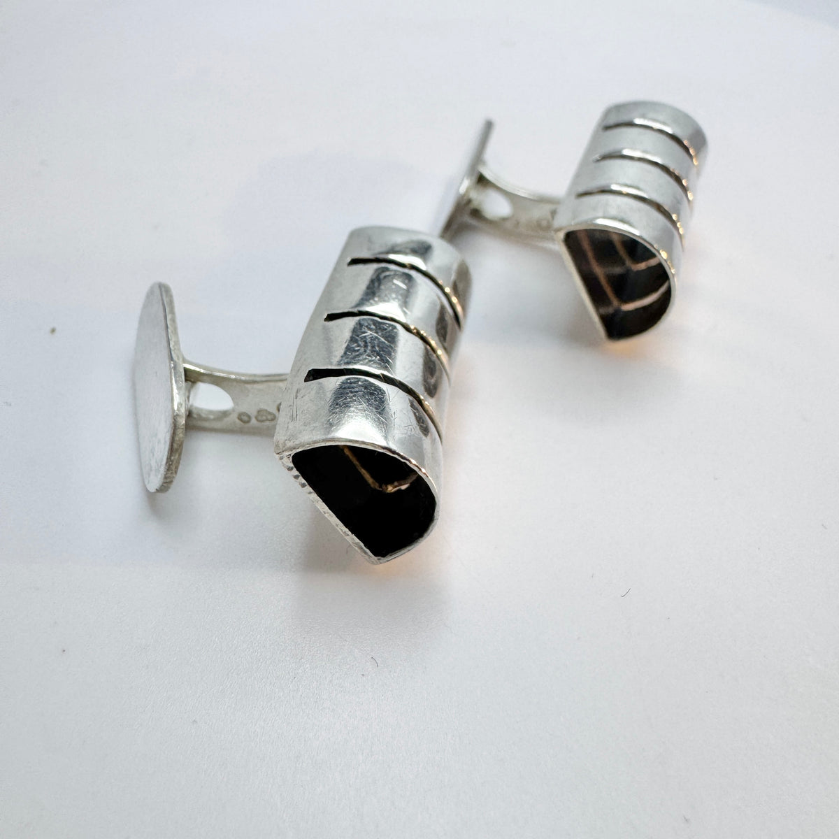 Den Danske Ella Hansen, Sweden 1946. Vintage Sterling Silver Cufflinks.