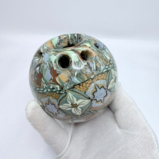 Jean Gerbino, Vallauris France. Ceramic Posy Potpourri Vase