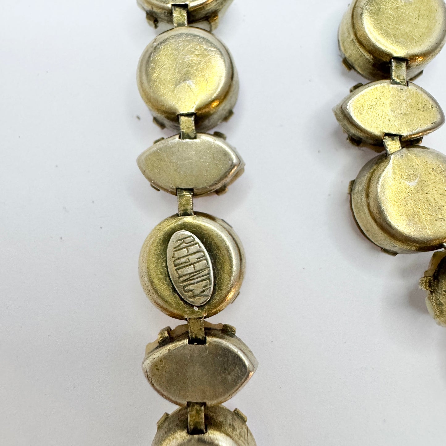 Signed Regency, Vintage ca 1950s. Vintage Costume Jewelry Necklace.