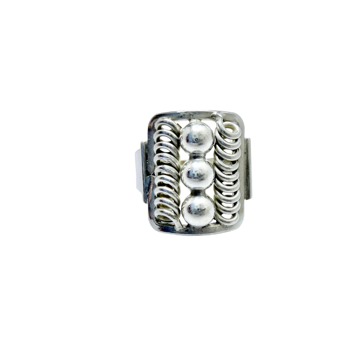 Bernhard Hertz, Denmark ca 1940. Vintage Solid Siler Ring.