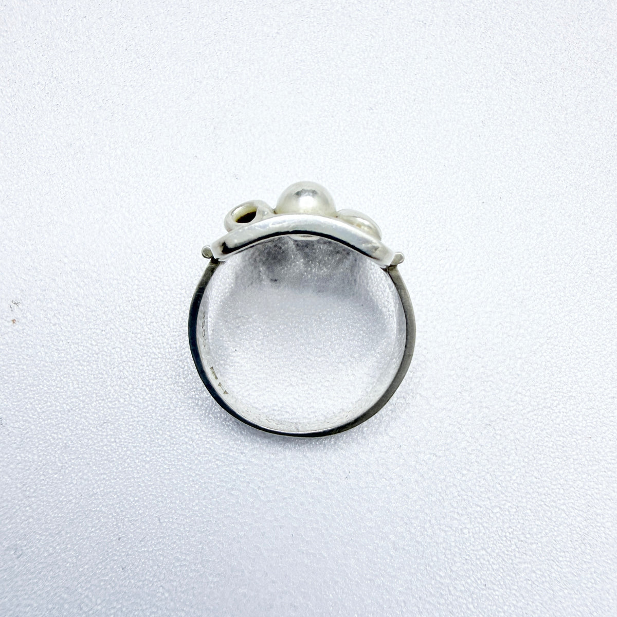Bernhard Hertz, Denmark ca 1940. Vintage Solid Siler Ring.