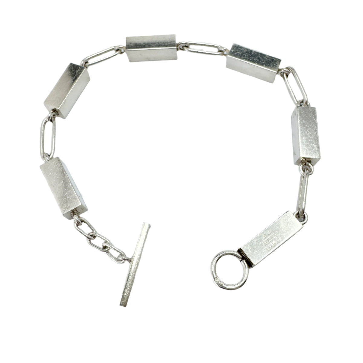 Arne Johansen, Denmark 1960s. Vintage Sterling Silver Bracelet.