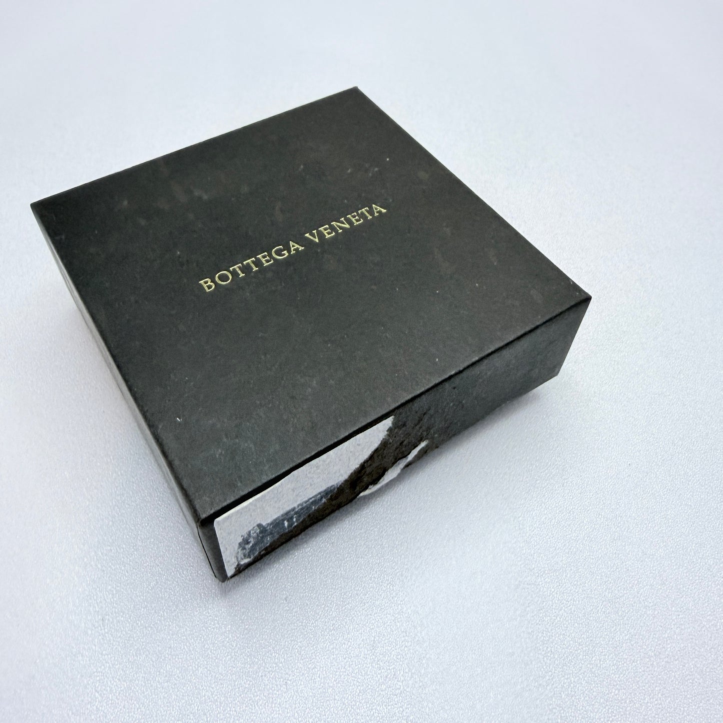 Bottega Veneta, Italy. Sterling Silver Ring. Boxed.