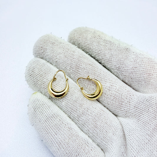 Sweden. Vintage 18k Gold Earrings.