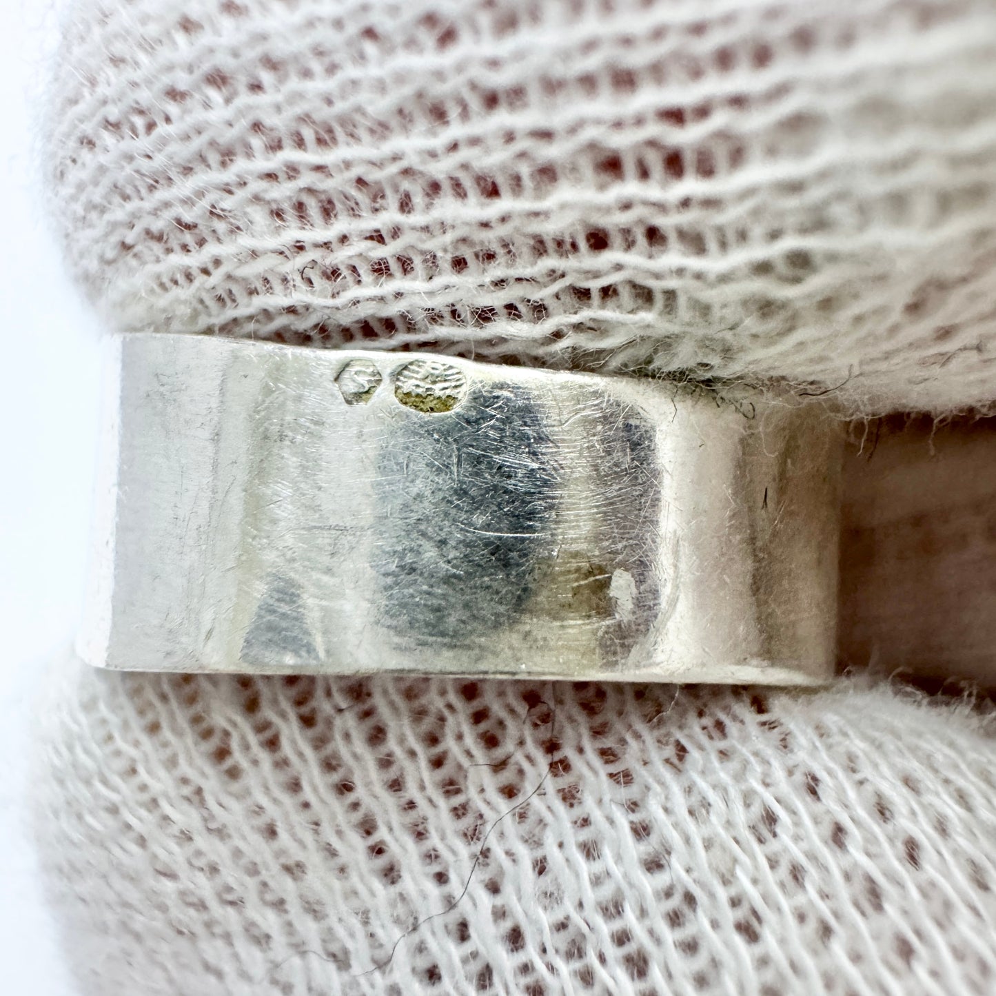 Vintage 1960s. Sterling Silver Modernist Ring.
