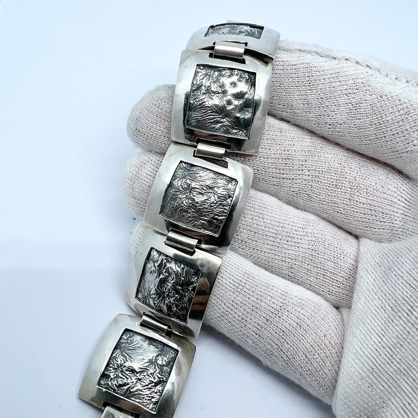SS, Wrocław Poland. Vintage Sterling Silver Bracelet.