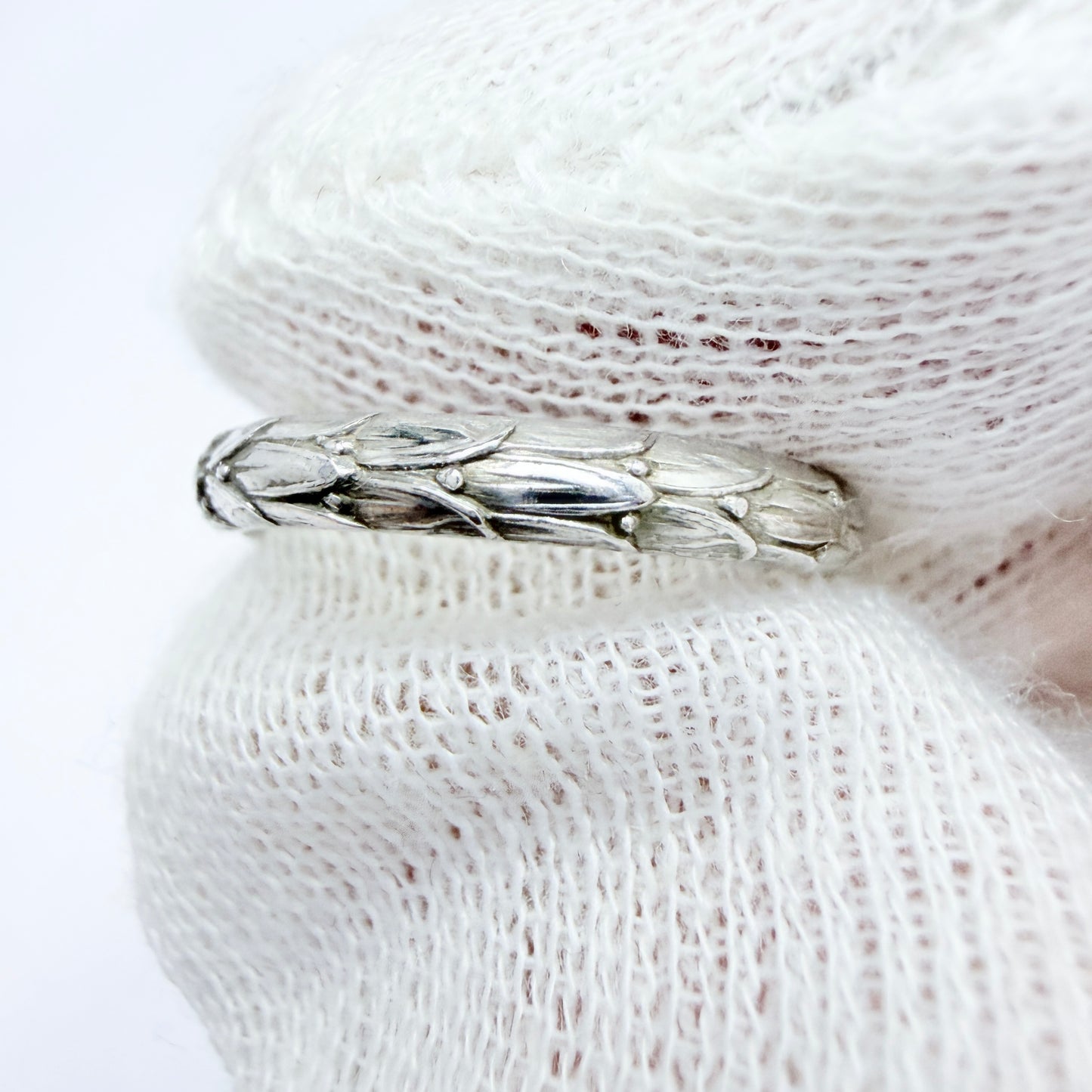 Ekström & Blom, Sweden 1930s. Vintage Solid Silver Band Ring