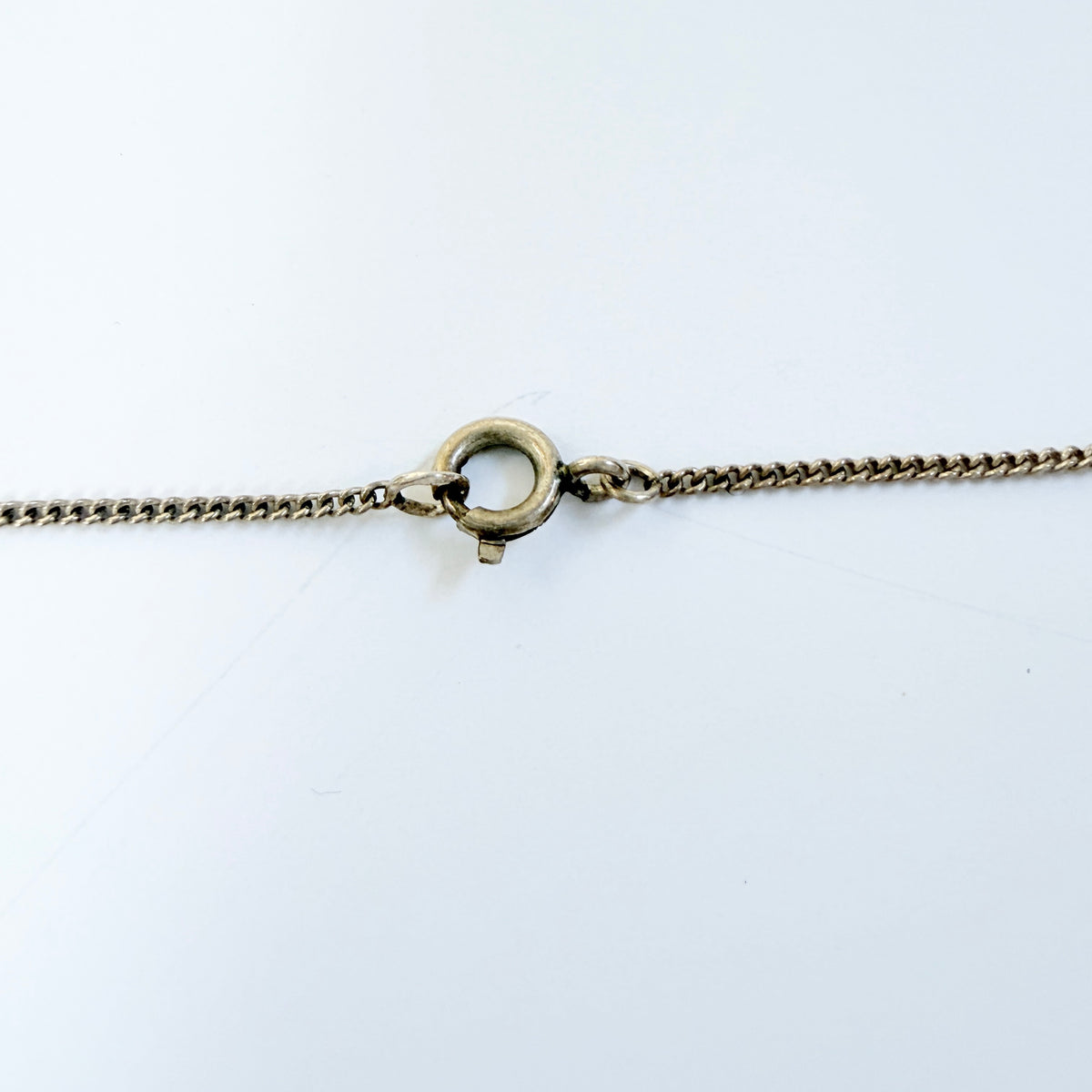 O.F. Hjortdahl, Norway. Vintage Sterling Silver Enamel Heart Pendant Necklace.