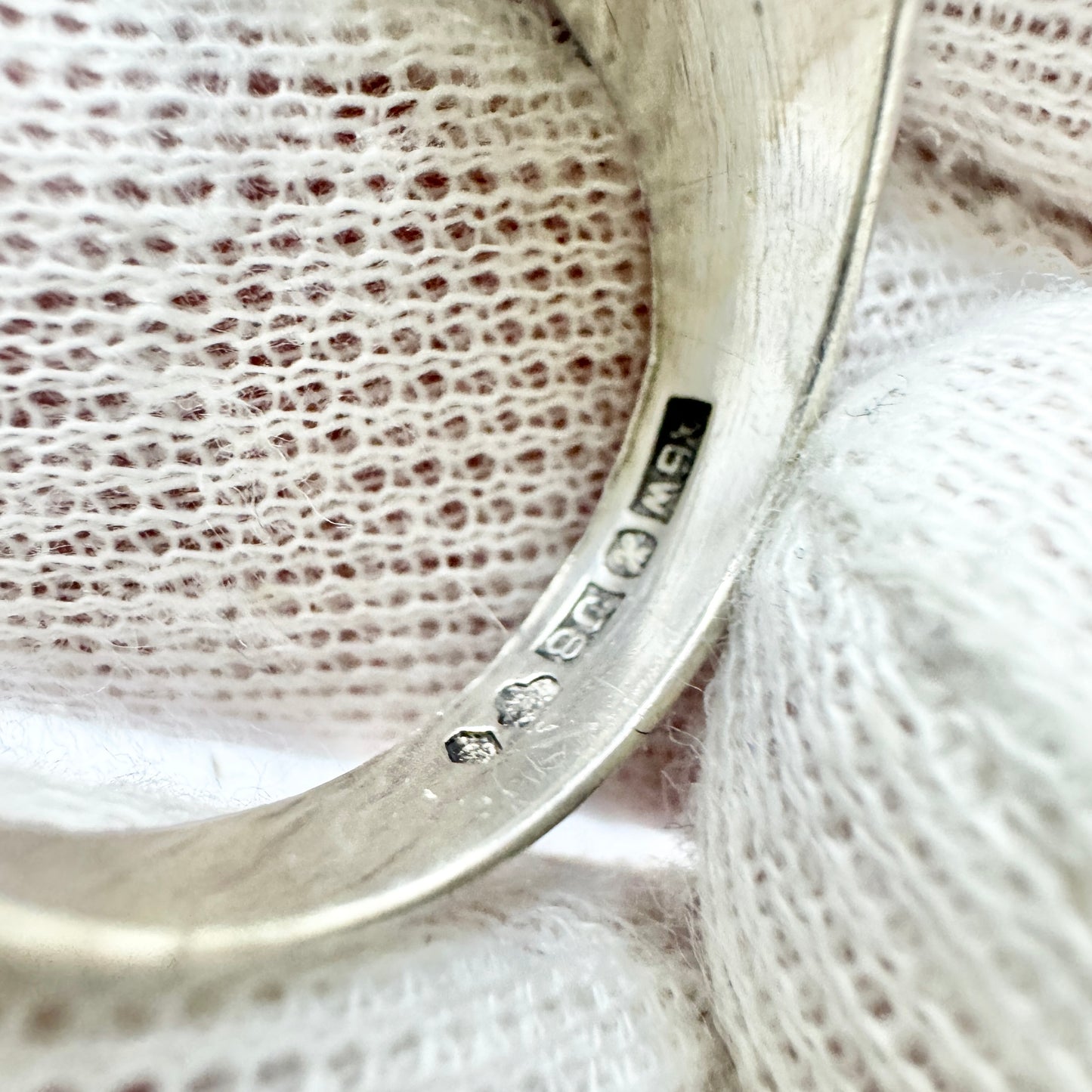 Gustafson & Son, Sweden 1946. Vintage Sterling Silver Signet Unisex Ring.