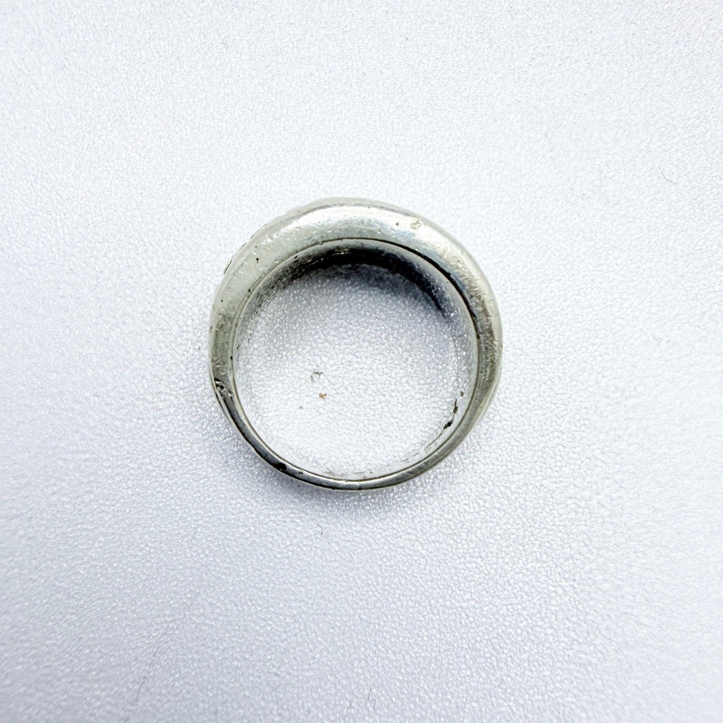 USA 1961. Vintage Handwrought Sterling Silver Class Ring