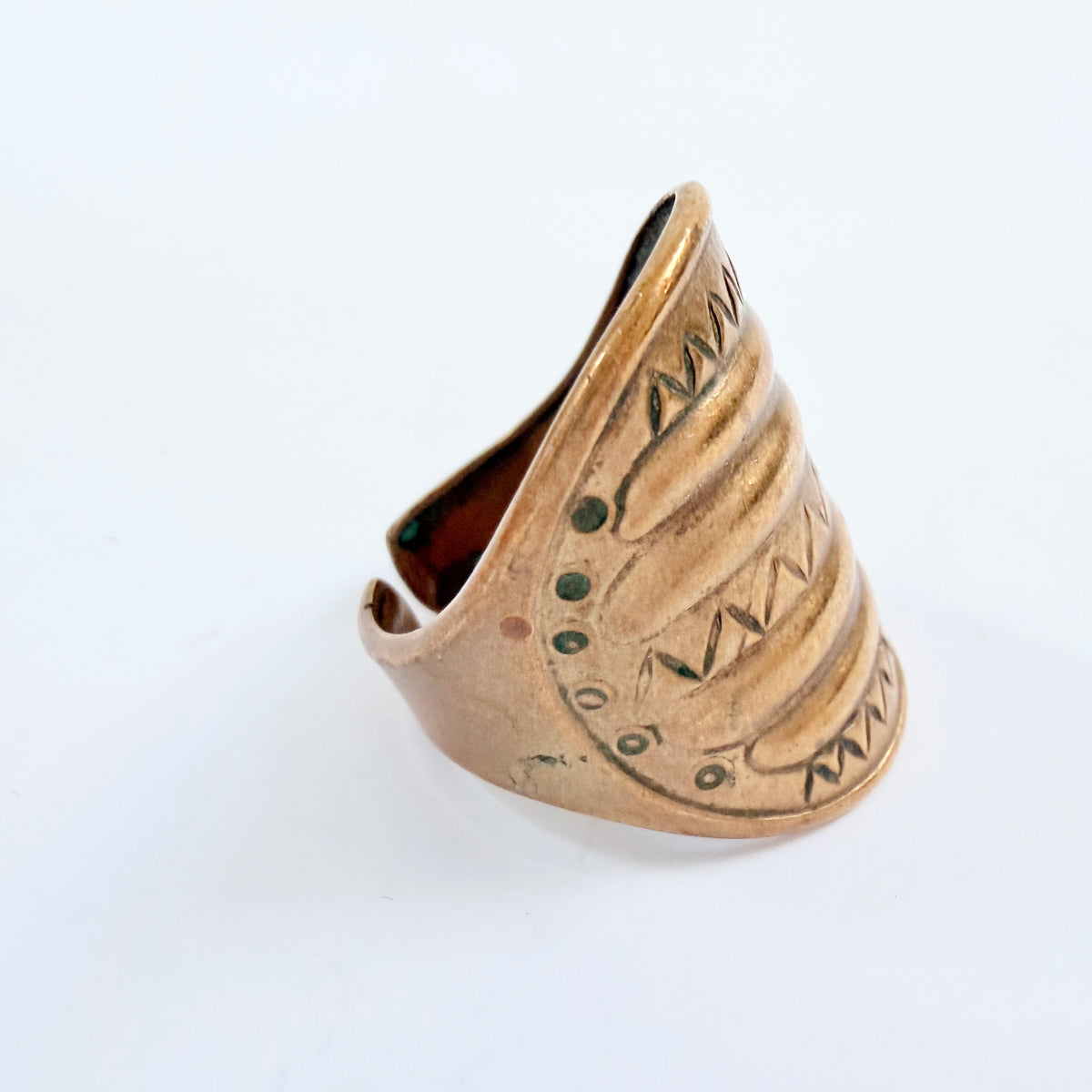 Kalevala Koru, Finland. Vintage Bronze Viking Copy Unisex Ring.